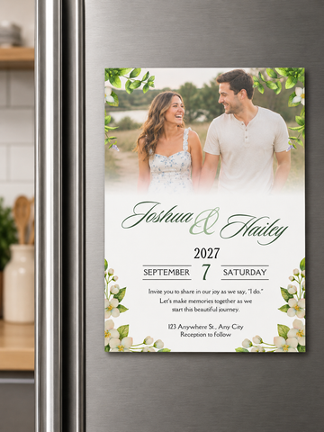 Simple Photo Wedding Invitation