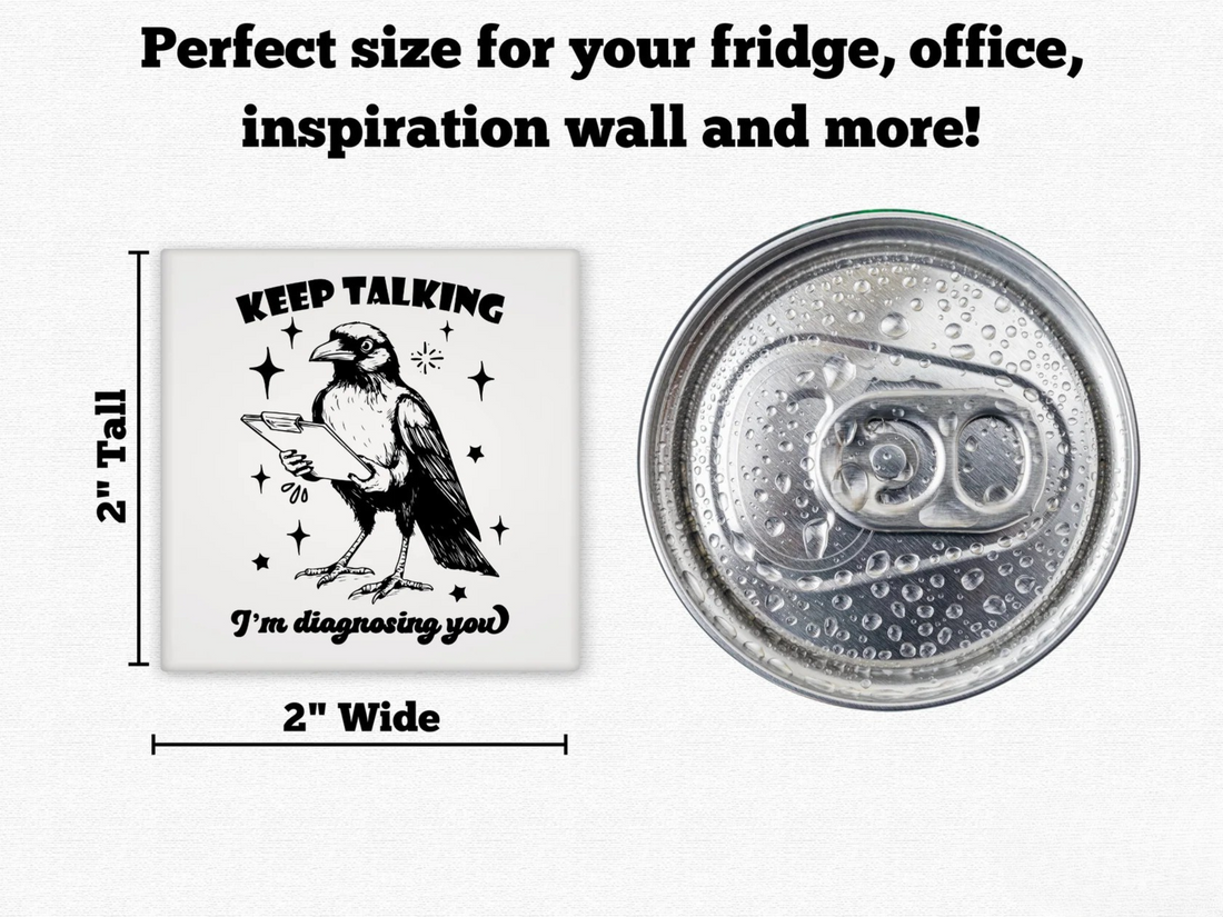 Keep Talking – Diagnosing Bird Magnet with Dark Humor